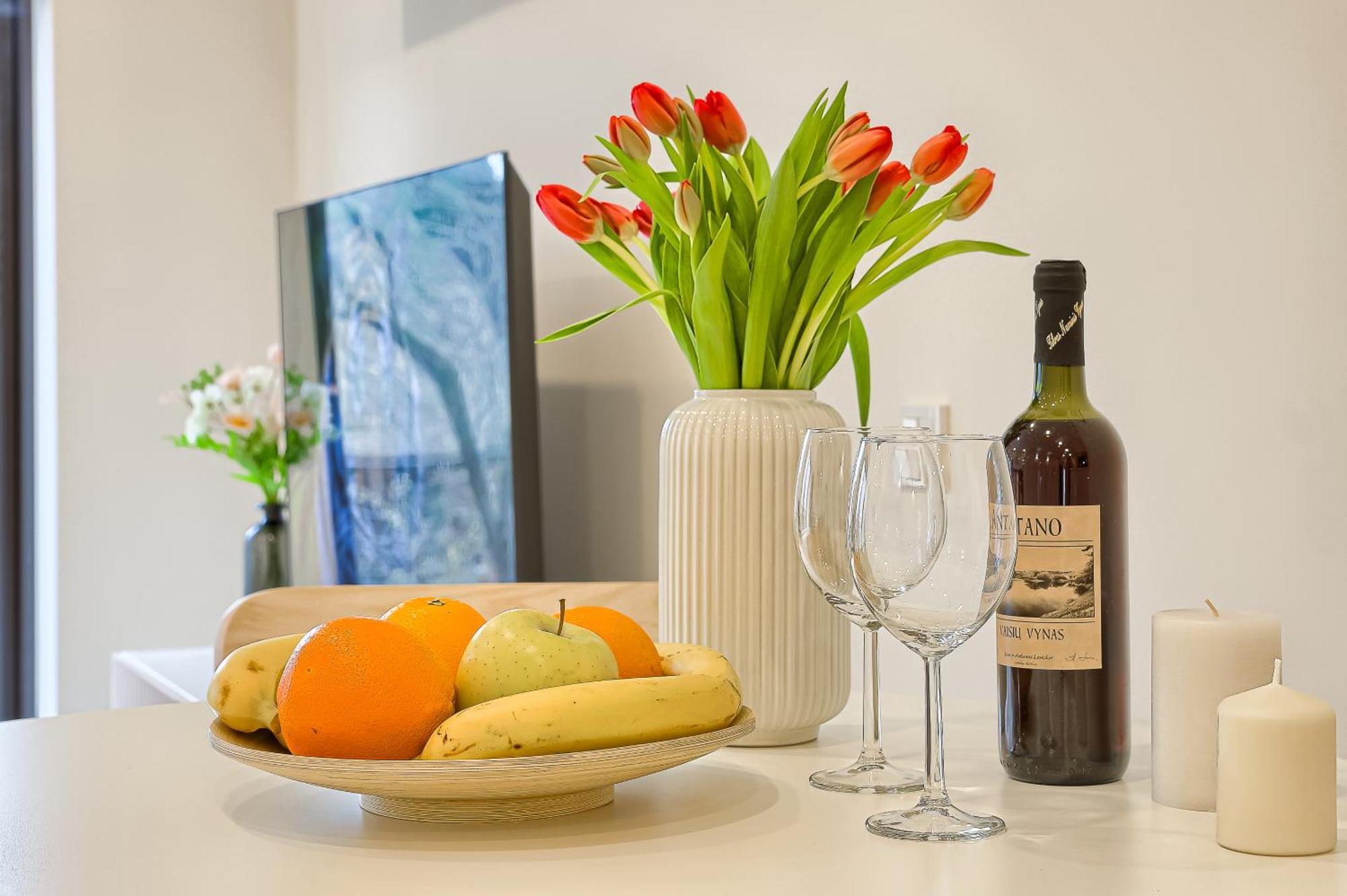 Business-Class Apartments 2 X Free Parking X Self Check In 24X7 VNO Exteriér fotografie